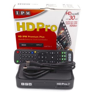 IPM กล่องรับสัญญาณดาวเทียม รุ่น IPM HD PRO 3 รองรับ Thaicom C/KU ( Black ) IPM กล่องรับสัญญาณดาวเทียม รุ่น IPM HD PRO 3 รองรับ Thaicom C/KU ( Black )