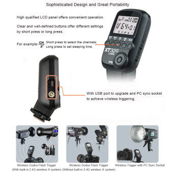Godox xT32C ไร้สายพลังงานที่ควบคุมสื่อกระตุ้นไฟในตัว 2, 4G ไร้สายระบบ x 1/8000s ที่มีความเร็วสูงซิงค์สำหรับ Canon กล้อง Outdoorfree (ในประเทศ) Godox xT32C ไร้สายพลังงานที่ควบคุมสื่อกระตุ้นไฟในตัว 2, 4G ไร้สายระบบ x 1/8000s ที่มีความเร็วสูงซิงค์สำหรับ Canon กล้อง Outdoorfree (ในประเทศ)