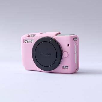 ซิลิโคน Canon M10 สีชมพู ซิลิโคน Canon M10 สีชมพู