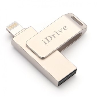 iDrive - iDiskk Pro USB 2.0 16GB (Gold) แฟลชไดร์ฟสำรองข้อมูล iPhone,IPad แบบหมุน iDrive - iDiskk Pro USB 2.0 16GB (Gold) แฟลชไดร์ฟสำรองข้อมูล iPhone,IPad แบบหมุน
