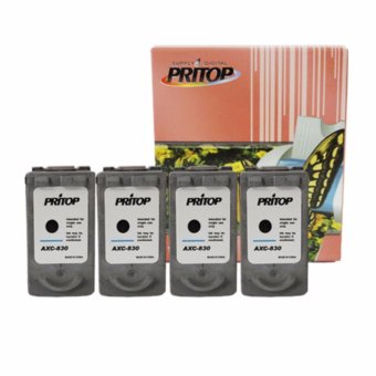 PRITOP Axis/Canon ink Cartridge 830/PG830/PG 830XL/PG-830XL XL/*4 Pack ใช้กับปริ้นเตอร์รุ่น Canon Pixma iP1980/iP1880/iP2580/MP476/MP228/MP145/MX318/MX308 Pritop PRITOP Axis/Canon ink Cartridge 830/PG830/PG 830XL/PG-830XL XL/*4 Pack ใช้กับปริ้นเตอร์รุ่น Canon Pixma iP1980/iP1880/iP2580/MP476/MP228/MP145/MX318/MX308 Pritop