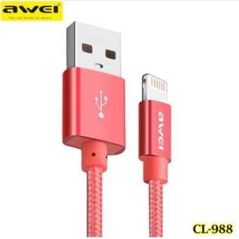 Awei CL-988 สายชาร์จ 30cm short Lightning Charger USB Cable 30cm short Lightning Charger USB Cable (สีแดง) Awei CL-988 สายชาร์จ 30cm short Lightning Charger USB Cable 30cm short Lightning Charger USB Cable (สีแดง)