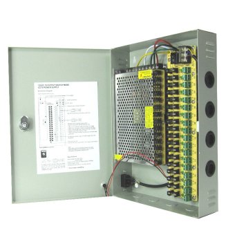 Marshal ตู้จ่ายไฟ DC12V 20A Switching Power Supply สำหรับกล้องวงจรปิด 10-18 ตัว Marshal ตู้จ่ายไฟ DC12V 20A Switching Power Supply สำหรับกล้องวงจรปิด 10-18 ตัว