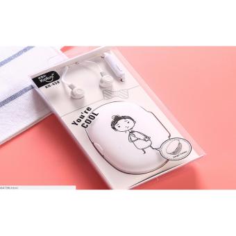 Kinbni หูฟัง Small Talk พร้อมกล่องเก็บสายลายการ์ตูน Kinbni หูฟัง Small Talk พร้อมกล่องเก็บสายลายการ์ตูน