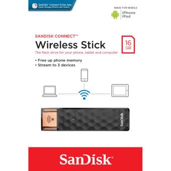 SanDisk Connect Wireless Stick 16GB แฟลชไดร์ฟ ไร้สาย ใช้ได้กับ มือถือ และ แทปเล็ต SanDisk Connect Wireless Stick 16GB แฟลชไดร์ฟ ไร้สาย ใช้ได้กับ มือถือ และ แทปเล็ต