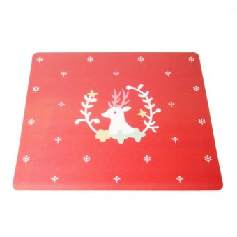 แผ่นรองเมาส์ลายกวางเรนเดียร์ Mouse pad แผ่นรองเมาส์ลายกวางเรนเดียร์ Mouse pad