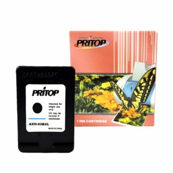 PRITOP HP ink Cartridge 60/60B/60XL/60BK-XL/CC641WA ใช้กับปริ้นเตอร์ HP DeskJet D2500, D2530, F4200/F4280/F4288 Pritop จำนวน 1 ตลับ PRITOP HP ink Cartridge 60/60B/60XL/60BK-XL/CC641WA ใช้กับปริ้นเตอร์ HP DeskJet D2500, D2530, F4200/F4280/F4288 Pritop จำนวน 1 ตลับ