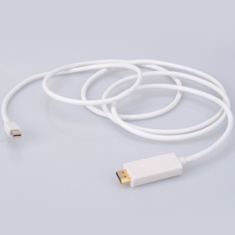 ขาว 1.8 กับมินิ Displayport HDMI งมงายสายอะแดปเตอร์สำหรับ Mac Macbok audio- ขาว 1.8 กับมินิ Displayport HDMI งมงายสายอะแดปเตอร์สำหรับ Mac Macbok audio-