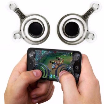 จอยเกมส์มือถือ (2 ชิ้น) ทุกเกมที่ใช้ระบบสัมผัสนิ้วโป้งซ้าย-ขวา (Android / iPhone iPad) i-Joystick For All Mobile Brand จอยเกมส์มือถือ (2 ชิ้น) ทุกเกมที่ใช้ระบบสัมผัสนิ้วโป้งซ้าย-ขวา (Android / iPhone iPad) i-Joystick For All Mobile Brand