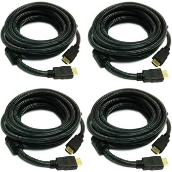 HDMI สาย HDMI ต่อภาพเสียงทีวี ยาว 10M เมตร v1.4 x 4เส้น (Black) HDMI สาย HDMI ต่อภาพเสียงทีวี ยาว 10M เมตร v1.4 x 4เส้น (Black)