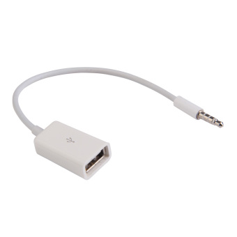 ซิงค์ 3.5มม.ผู้ช่วยรองเสียงตัวแปลงปลั๊ก usb สายแจ็ค (ขาว) ซิงค์ 3.5มม.ผู้ช่วยรองเสียงตัวแปลงปลั๊ก usb สายแจ็ค (ขาว)