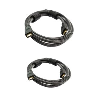 HDMI OP สาย HDMI ต่อภาพเสียงทีวี ยาว1.8 เมตร v1.4 2เส้น (Black) HDMI OP สาย HDMI ต่อภาพเสียงทีวี ยาว1.8 เมตร v1.4 2เส้น (Black)