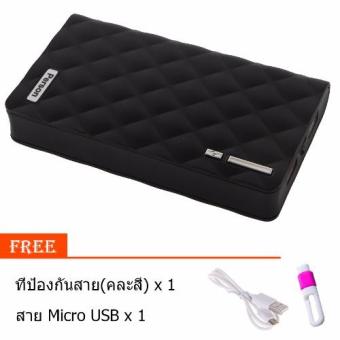Person Power Bank 10,000 mAh แบตสำรอง รุ่น Q7 (สีดำ) ฟรี สาย USB+ที่ป้องกันสาย Person Power Bank 10,000 mAh แบตสำรอง รุ่น Q7 (สีดำ) ฟรี สาย USB+ที่ป้องกันสาย