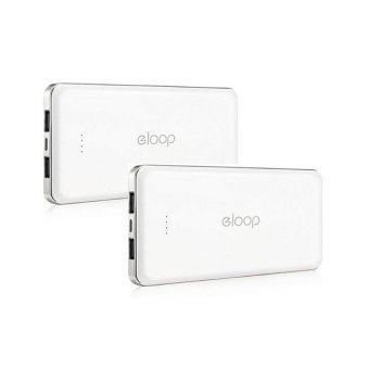 Eloop E13 Power Bank 13000mAh แพ็คคู่ (สีขาว) Eloop E13 Power Bank 13000mAh แพ็คคู่ (สีขาว)