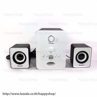 Music D.J. SP-28 ตู้ลำโพงบลูทูธ Bluetooth Speaker 2.1 CH รองรับ AUX/BT/TFCard 5W+3W x 2 Music D.J. SP-28 ตู้ลำโพงบลูทูธ Bluetooth Speaker 2.1 CH รองรับ AUX/BT/TFCard 5W+3W x 2