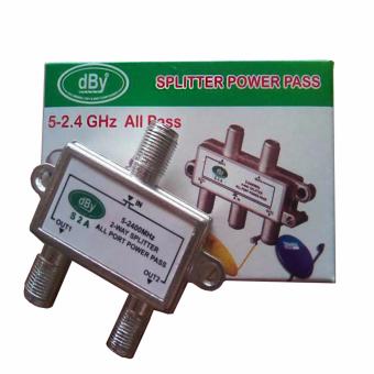 Satellite อุปกรณ์แยกสัญญาณ Satellite Splitter dBy All Port Power Pass 2way Satellite อุปกรณ์แยกสัญญาณ Satellite Splitter dBy All Port Power Pass 2way