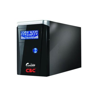 CBC เครื่องสำรองไฟ UPS 1000VA / 400 Watt รุ่น champ-iview (สีดำ) CBC เครื่องสำรองไฟ UPS 1000VA / 400 Watt รุ่น champ-iview (สีดำ)
