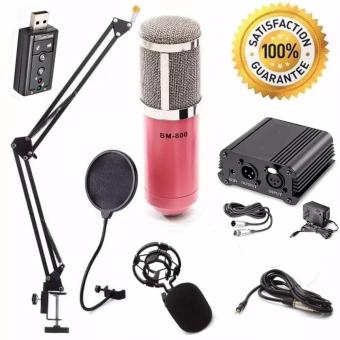 At First BM-800 Condensor Microphone ไมค์โครโฟนอัดเสียง ไมค์อัดเสียง SET+7.1 Sound Card USB+Phantom 48V At First BM-800 Condensor Microphone ไมค์โครโฟนอัดเสียง ไมค์อัดเสียง SET+7.1 Sound Card USB+Phantom 48V
