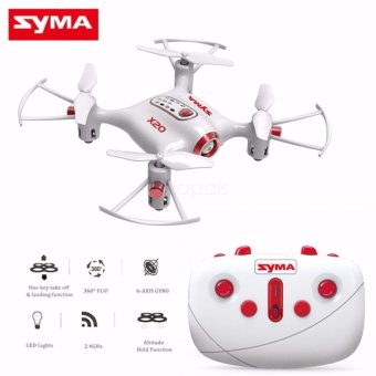 DRONE โดรน x20 mini drone สีขาว มีระบบลอคความสูง Syma X20 Pocket Drone 2.4Ghz Remote Control Mini RC Quadcopter with Altitude Hold and One Key Take-off / Landing DRONE โดรน x20 mini drone สีขาว มีระบบลอคความสูง Syma X20 Pocket Drone 2.4Ghz Remote Control Mini RC Quadcopter with Altitude Hold and One Key Take-off / Landing