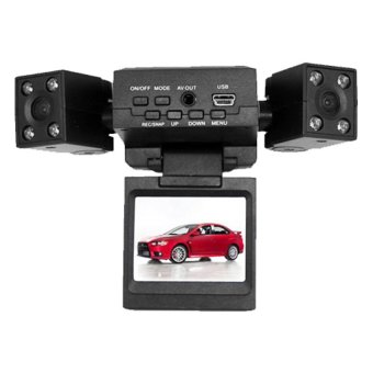 All Mate กล้องติดรถ 2 เลนส์ รุ่น CAM2-001 - สีดำ All Mate กล้องติดรถ 2 เลนส์ รุ่น CAM2-001 - สีดำ