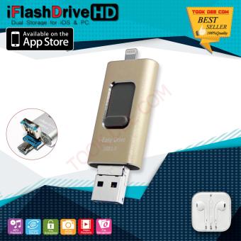 i-Flash Device HD A88 64Gb With Micro USB 3.0 Memory Extrenal For IOS & Android (ทอง) OEMหูฟัง i-Flash Device HD A88 64Gb With Micro USB 3.0 Memory Extrenal For IOS & Android (ทอง) OEMหูฟัง