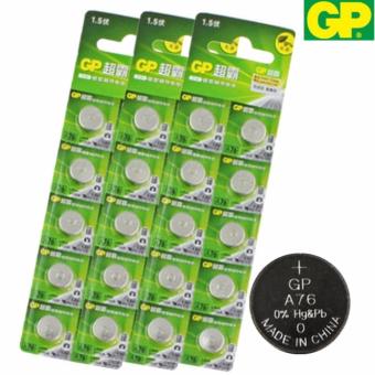 GP ถ่านกระดุม รุ่น LR44 / A76 / AG13 / 357 / LR1154 (สำหรับเครื่องช่วยฟัง รุ่น 801A 801B 801E)(3 แพ็ค 30 ก้อน) GP ถ่านกระดุม รุ่น LR44 / A76 / AG13 / 357 / LR1154 (สำหรับเครื่องช่วยฟัง รุ่น 801A 801B 801E)(3 แพ็ค 30 ก้อน)