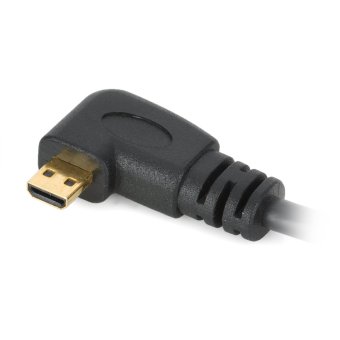 ไมโคร HDMI ตัวผู้เพื่อ HDMI หญิงอะแดปเตอร์สายไฟสีดำ ไมโคร HDMI ตัวผู้เพื่อ HDMI หญิงอะแดปเตอร์สายไฟสีดำ