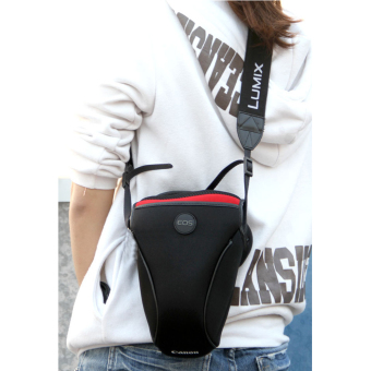 กล้องกระเป๋าเคสเบาเทียมแบบพกพาสำหรับ Canon EOS 750D 760D 18 อะ 55มมเลนส์ กล้องกระเป๋าเคสเบาเทียมแบบพกพาสำหรับ Canon EOS 750D 760D 18 อะ 55มมเลนส์