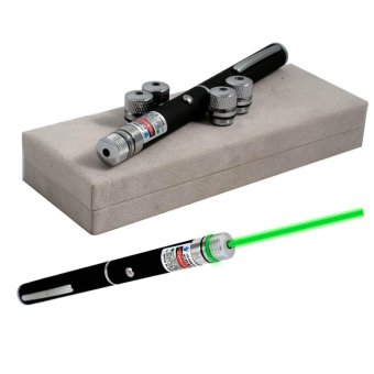 Astro Green Laser pointer ปากกาเลเซอร์ หัวต่อปรับแสง 5 หัว (Black) Astro Green Laser pointer ปากกาเลเซอร์ หัวต่อปรับแสง 5 หัว (Black)