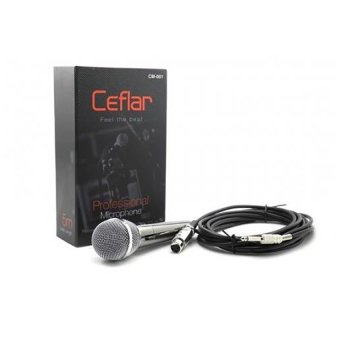 Ceflar Microphone ไมค์โครโฟน รุ่น CM-001 - (สีดำ) Ceflar Microphone ไมค์โครโฟน รุ่น CM-001 - (สีดำ)