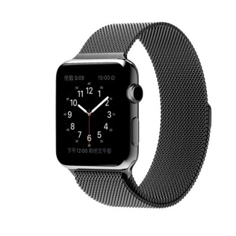 Bluesky Apple Watch สาย เอกลักษณ์แม่กุญแจแม่เหล็ก 38มมสร้อยข้อมือสายรัดคล้องสเตนเลสสำหรับ Apple Watch 38มมทุกรุ่นไม่ต้องเฉไฉ สีดำ Bluesky Apple Watch สาย เอกลักษณ์แม่กุญแจแม่เหล็ก 38มมสร้อยข้อมือสายรัดคล้องสเตนเลสสำหรับ Apple Watch 38มมทุกรุ่นไม่ต้องเฉไฉ สีดำ