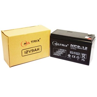 MATRIX แบตเตอรี่แห้ง MATRIX 12V 9Ah (Black) MATRIX แบตเตอรี่แห้ง MATRIX 12V 9Ah (Black)