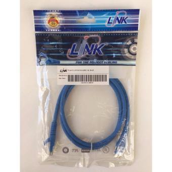 LINK สายแลน CAT 6 Patch Cord 1ม. รุ่น US-5101-4 (สีน้ำเงิน) LINK สายแลน CAT 6 Patch Cord 1ม. รุ่น US-5101-4 (สีน้ำเงิน)