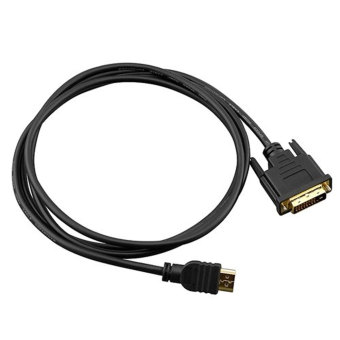 Leegoal HDMI ผู้ชายกับผู้ชาย DVI เคเบิล (สีดำ 2แผ่น) Leegoal HDMI ผู้ชายกับผู้ชาย DVI เคเบิล (สีดำ 2แผ่น)