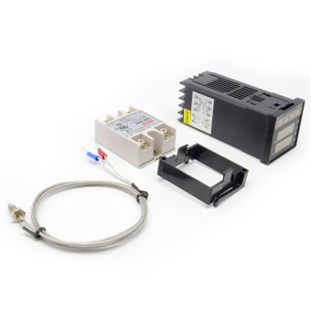 Aukey 220โวลต์ดิจิตอล-PID REX C100 ควบคุมอุณหภูมิ+แมกซ์ 40A SSR+Thermocouple เค (ในประเทศ) Aukey 220โวลต์ดิจิตอล-PID REX C100 ควบคุมอุณหภูมิ+แมกซ์ 40A SSR+Thermocouple เค (ในประเทศ)