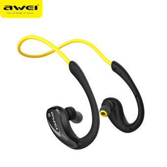 Awei หูฟังบลูทูธ สำหรับออกกำลังกาย Super BASS กันเหงื่อ กันน้ำ Bluetooth Sports Headphones รุ่น A880BL(สีดำเหลือง) Awei หูฟังบลูทูธ สำหรับออกกำลังกาย Super BASS กันเหงื่อ กันน้ำ Bluetooth Sports Headphones รุ่น A880BL(สีดำเหลือง)