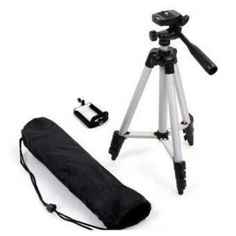 TF tripod ขาตั้งกล้อง 3 ขา รุ่น 3110 (สีดำ) ฟรี หัวต่อสำหรับมือถือ TF tripod ขาตั้งกล้อง 3 ขา รุ่น 3110 (สีดำ) ฟรี หัวต่อสำหรับมือถือ