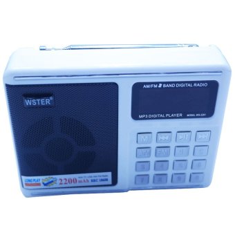 iBettalet ลำโพงพกพา Music Box รุ่น WS-2291 MP3 วิทยุ FM AM (สีขาว) iBettalet ลำโพงพกพา Music Box รุ่น WS-2291 MP3 วิทยุ FM AM (สีขาว)