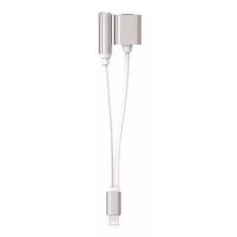 ซิงค์ 2ใน1 ชาร์จและหูฟังสำหรับ iPhone 6 6S SE 7 Plus ชาร์จ usb เพื่อต่อสายรองแจ็ค 3.5มมตัวแปลงเพศเมียขาว ซิงค์ 2ใน1 ชาร์จและหูฟังสำหรับ iPhone 6 6S SE 7 Plus ชาร์จ usb เพื่อต่อสายรองแจ็ค 3.5มมตัวแปลงเพศเมียขาว