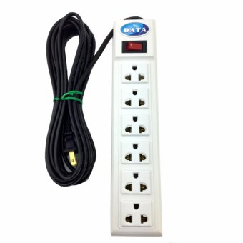 DATA รางปลั๊กไฟ ปลั๊กพ่วง 5 เมตร สาย 1.0 รุ่น PT-56 DATA รางปลั๊กไฟ ปลั๊กพ่วง 5 เมตร สาย 1.0 รุ่น PT-56
