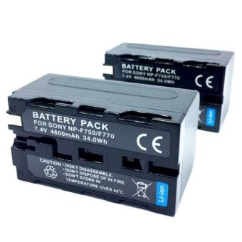 แพ๊คคู่ (จำนวน 2 ก้อน) Battery NP-F750/F770 Sony Camcorder Battery รุ่น NP-F750/F770 (Black) แพ๊คคู่ (จำนวน 2 ก้อน) Battery NP-F750/F770 Sony Camcorder Battery รุ่น NP-F750/F770 (Black)