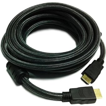HDMI สายถัก hdmi to hdmi V1.4 FULL HD 3D ยาว1.8m (สีดำ) HDMI สายถัก hdmi to hdmi V1.4 FULL HD 3D ยาว1.8m (สีดำ)