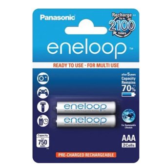 Eneloop AAA 800mAh 2TM (แพ็ค 2 ก้อน) Eneloop AAA 800mAh 2TM (แพ็ค 2 ก้อน)