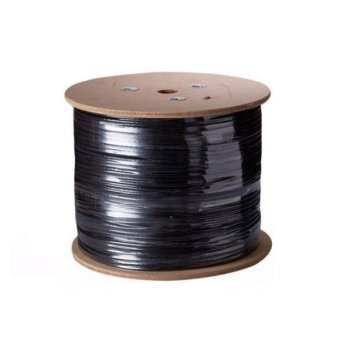 Mastersat สาย RG6 พร้อมสายไฟ และมีสายสลิง สำหรับกล้องวงจรปิด CCTV Cable for AHD Analog ยาว 500 เมตร (สีดำ) Mastersat สาย RG6 พร้อมสายไฟ และมีสายสลิง สำหรับกล้องวงจรปิด CCTV Cable for AHD Analog ยาว 500 เมตร (สีดำ)