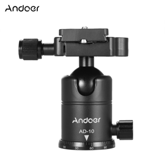 Andoer AD-10 ขาตั้งกล้องอะลูมิเนียมผสมโลหะลูกปืนหัวหัวข่าวด่วนจาน 1/10.16ซมสกรู 3/20.32ซมรูสกรูสูงสุด ความจุกระสุน 3 กก, สำหรับ Canon Nikon Sony กล้อง Andoer AD-10 ขาตั้งกล้องอะลูมิเนียมผสมโลหะลูกปืนหัวหัวข่าวด่วนจาน 1/10.16ซมสกรู 3/20.32ซมรูสกรูสูงสุด ความจุกระสุน 3 กก, สำหรับ Canon Nikon Sony กล้อง