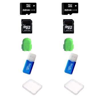 Elit 32GB Micro SD Card Class 10 พร้อมอุปกรณ์เสริม 4 ชิ้น 2ชุด Elit 32GB Micro SD Card Class 10 พร้อมอุปกรณ์เสริม 4 ชิ้น 2ชุด