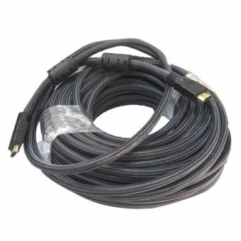 HDMI สายถัก hdmi to hdmi V1.4 FULL HD 3D ยาว30m (สีดำ) HDMI สายถัก hdmi to hdmi V1.4 FULL HD 3D ยาว30m (สีดำ)