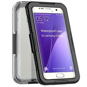 ซัมเมอร์บีช 2559 Fullcover ผนึกคงทนกันน้ำว่ายน้ำเคสสำหรับ Samsung Galaxy S7 เคสกันกระแทกโทรศัพท์สีดำ ซัมเมอร์บีช 2559 Fullcover ผนึกคงทนกันน้ำว่ายน้ำเคสสำหรับ Samsung Galaxy S7 เคสกันกระแทกโทรศัพท์สีดำ