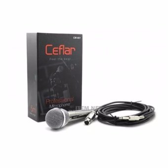 Ceflar Microphone ไมโครโฟน ร้องคาราโอเกะ Titanium รุ่น CM-001 Ceflar Microphone ไมโครโฟน ร้องคาราโอเกะ Titanium รุ่น CM-001
