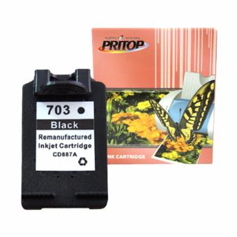 PRITOP Axis/HP ink Cartridge 703/703B/703BK/CD887A ใช้กับปริ้นเตอร์รุ่น HP DeskJet K209A/K109A/F735 AIO Pritop PRITOP Axis/HP ink Cartridge 703/703B/703BK/CD887A ใช้กับปริ้นเตอร์รุ่น HP DeskJet K209A/K109A/F735 AIO Pritop